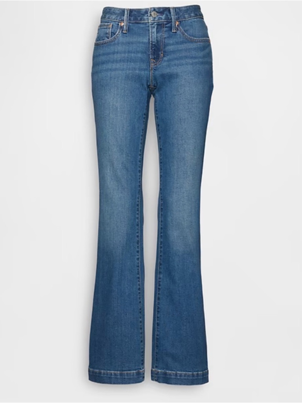 GAP Women’s Medium Wash Long & Lean Low Rise